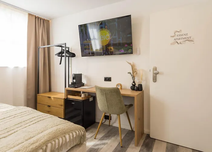 Essenzapartment Hof, 24h Checkin, Parkplatz, Wlan300mbit Appartement *